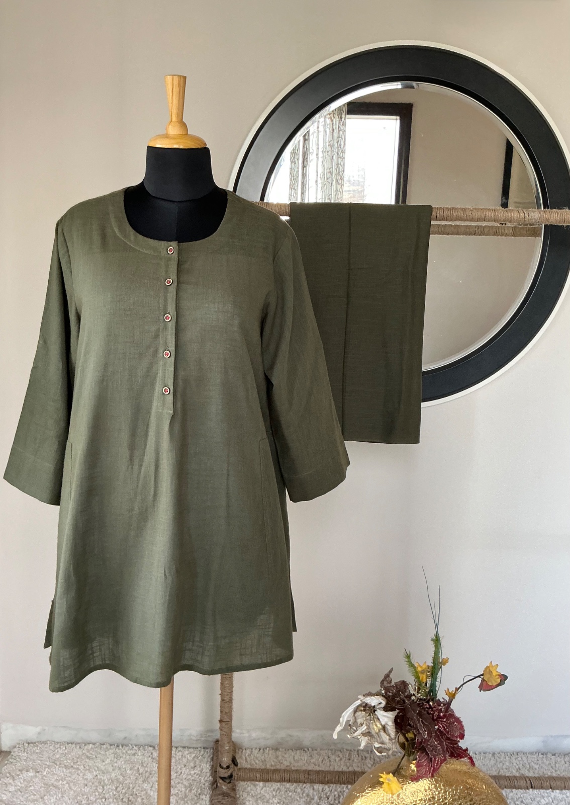 Olive vibe Co-ord